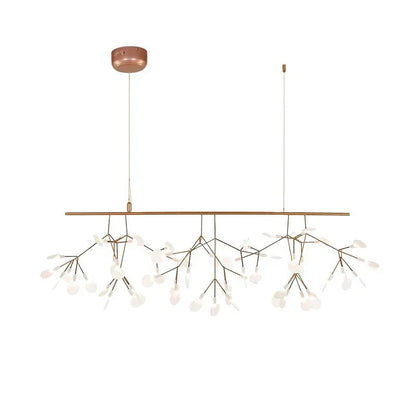 LED Chandelier with Mid-Century Design