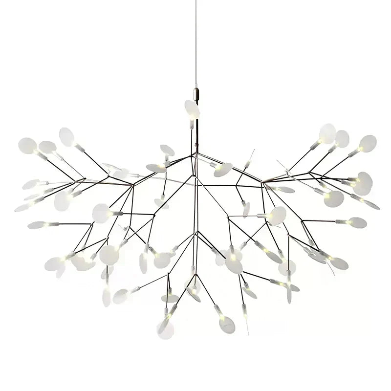 LED Chandelier with Mid-Century Design