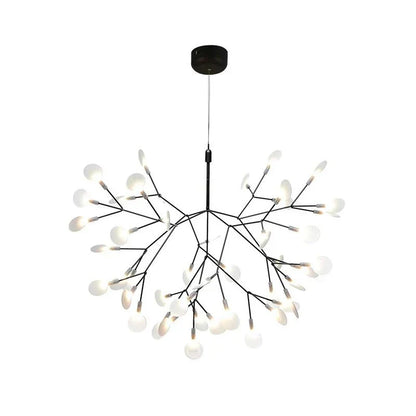 LED Chandelier with Mid-Century Design