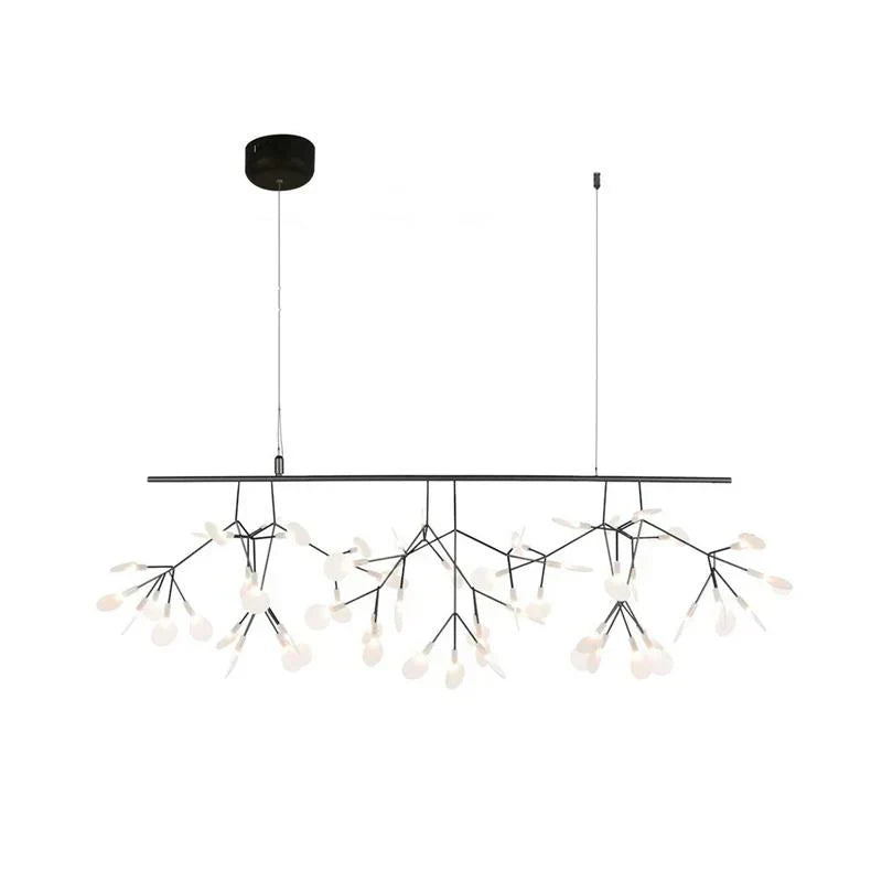 LED Chandelier with Mid-Century Design
