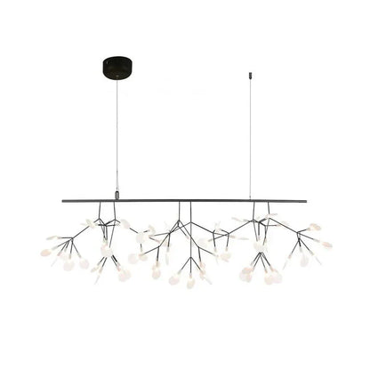 LED Chandelier with Mid-Century Design