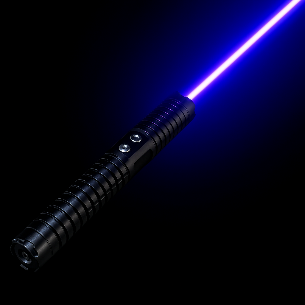 Tactical Outdoor Blue Laser Flashlight with Adjustable Focus – 450nm