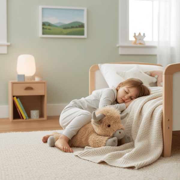 Cuddly Stuffed Highland Cow Toy | Soft Plush Animal for Hugging