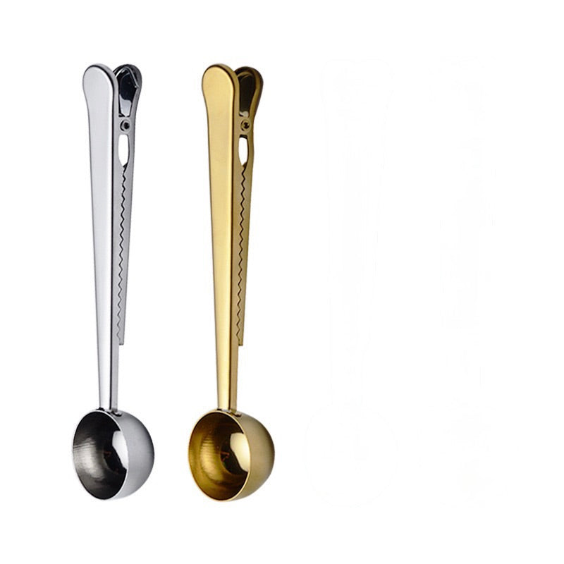 Dual-Function Tea Measure and Clip for Freshness