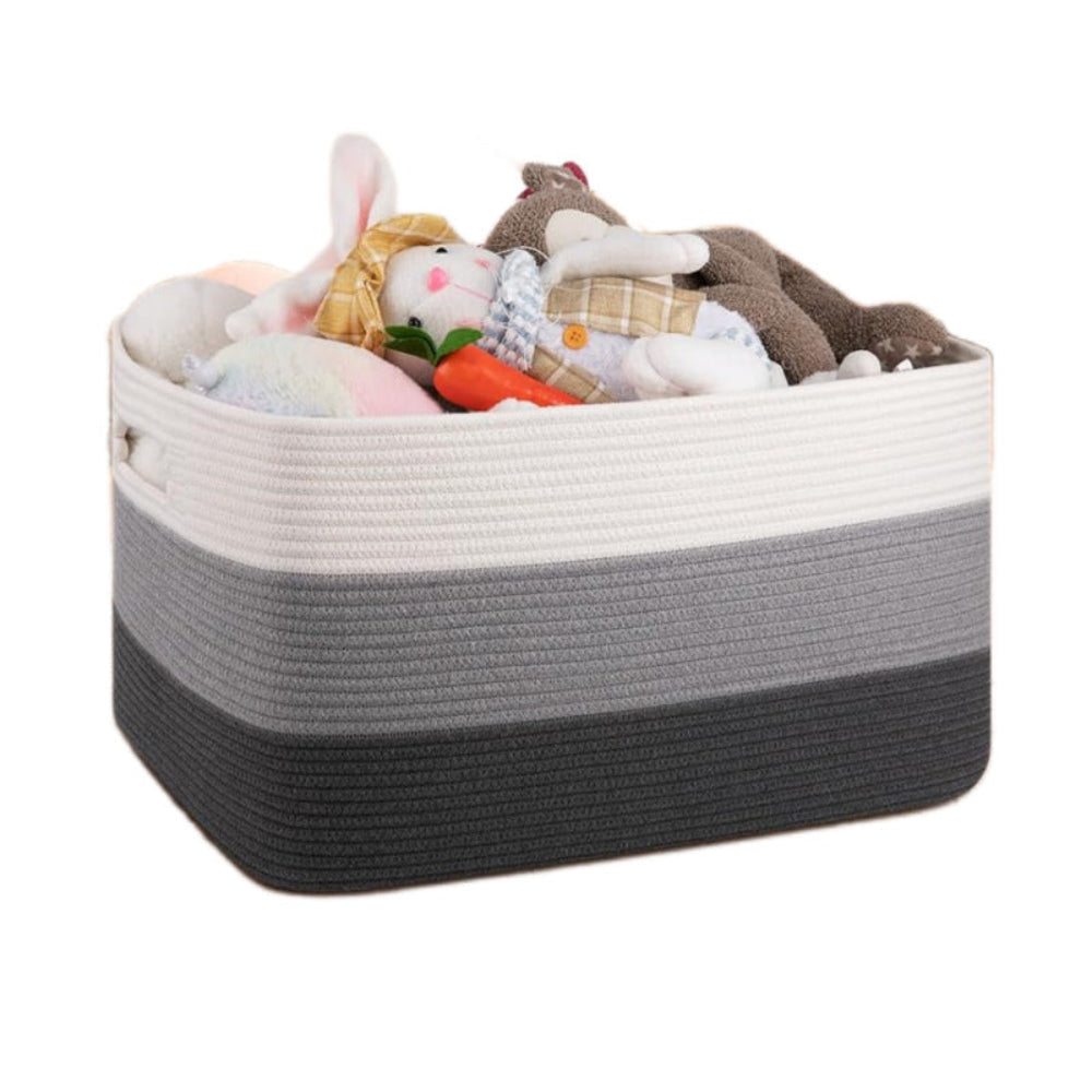 Spacious Handwoven Storage Bin with Durable Handles – Perfect for Organizing
