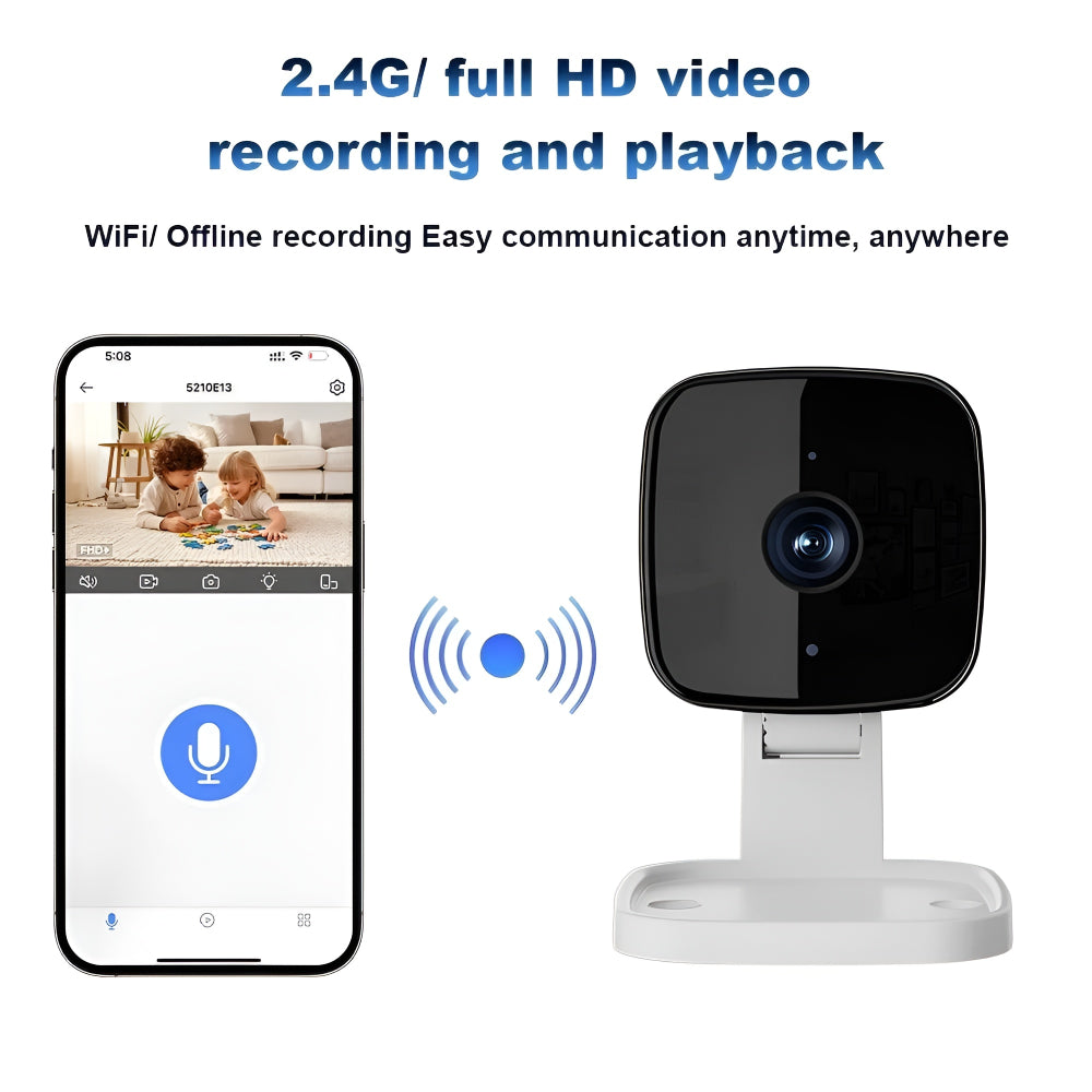 Indoor Security Camera with 1080P Video, Two-Way Audio and AI Detection