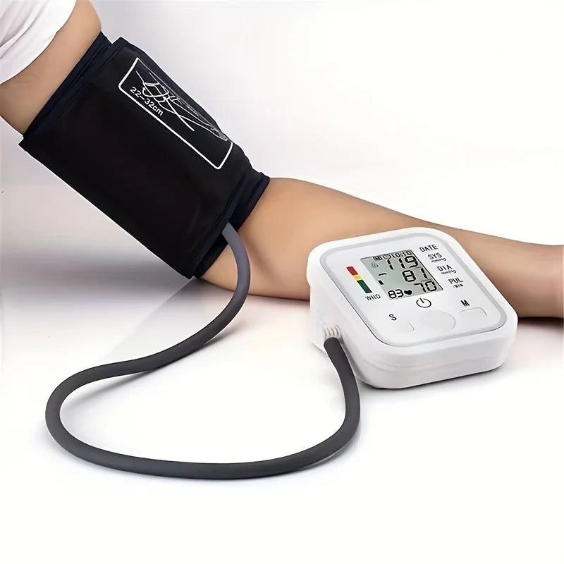 Home Blood Pressure Monitor with Large LCD Screen and Dual-User Memory