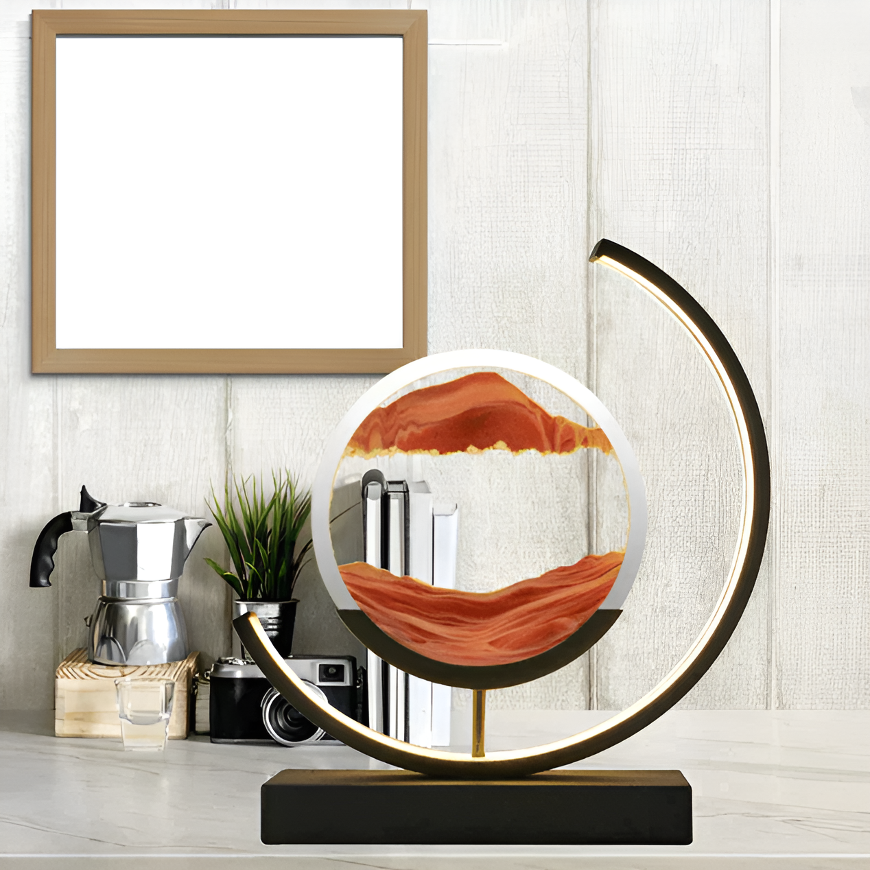Serenity Sands Dimmable Lamp with Remote Control