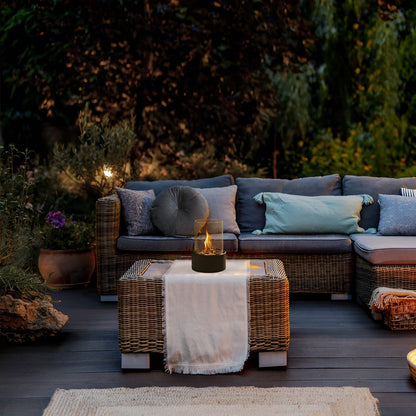 Compact Fire Pit Lamp for Indoor and Outdoor Use