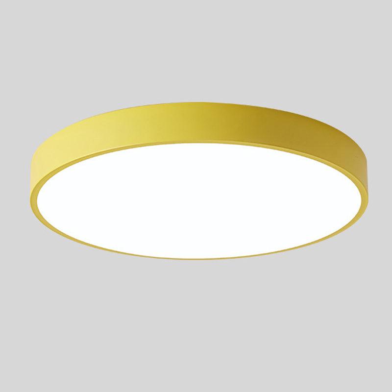 Contemporary Circular Ceiling Light with LED Technology
