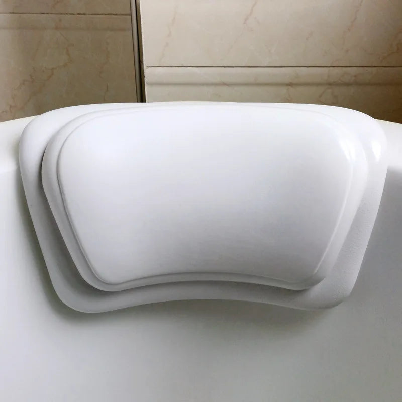Waterproof Bath Pillow with Silicone Foam and Non-Slip Design for Comfort