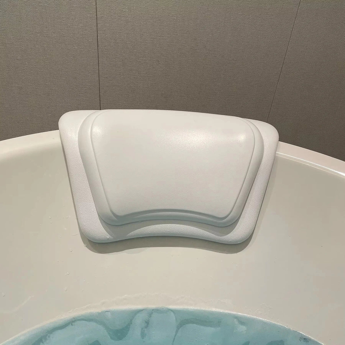 Waterproof Bath Pillow with Silicone Foam and Non-Slip Design for Comfort