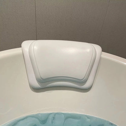 Waterproof Bath Pillow with Silicone Foam and Non-Slip Design for Comfort