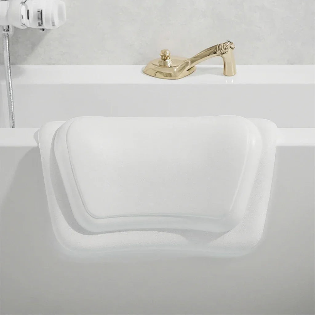 Waterproof Bath Pillow with Silicone Foam and Non-Slip Design for Comfort