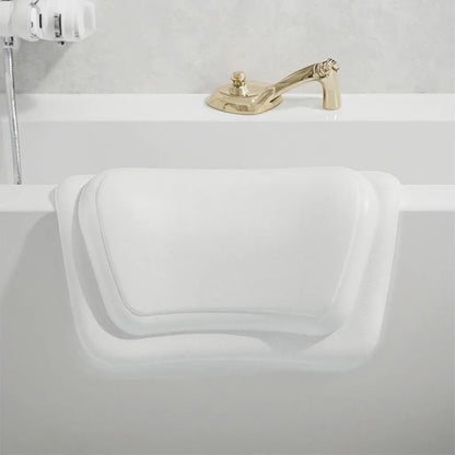 Waterproof Bath Pillow with Silicone Foam and Non-Slip Design for Comfort