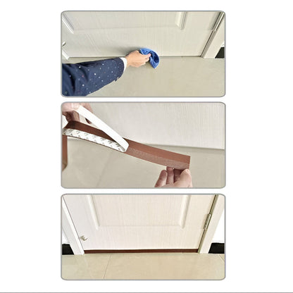 Adhesive Silicone Door Seal Strip with Insect Barrier – 5 Meters