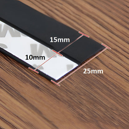 Adhesive Silicone Door Seal Strip with Insect Barrier – 5 Meters