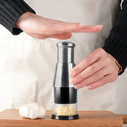 Effortless Garlic Cutter with Precision Blades and Comfortable Grip