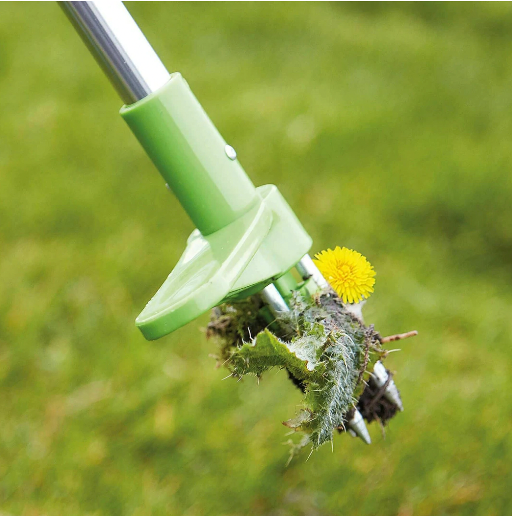 Ergonomic Weed Remover with Tri-Claw Grip and Easy Release, 36-Inch Reach