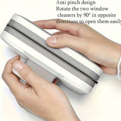 Smart Dual-Sided Window Cleaner with Safety String for Easy Use