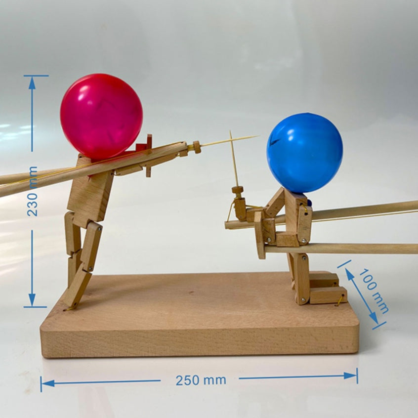 Bamboo Balloon Duel: Fun Party Tabletop Game Set