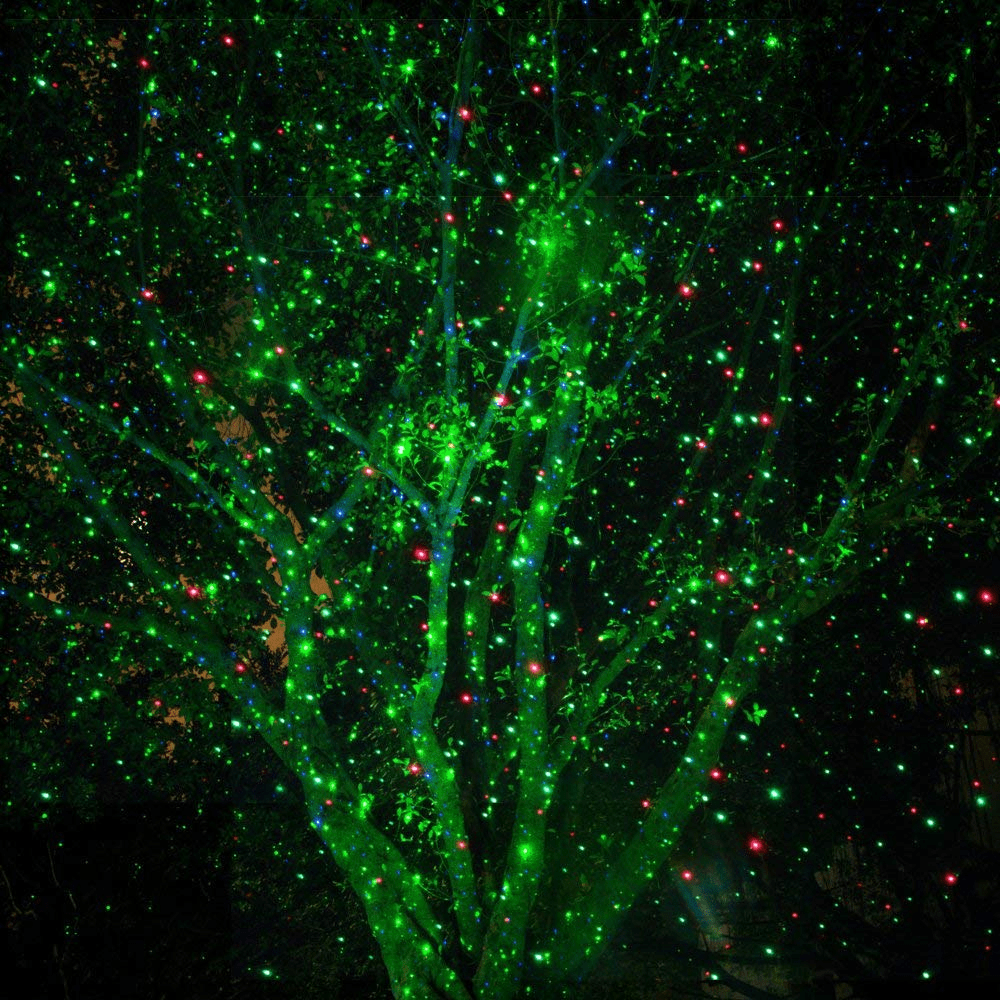 Dynamic Holiday Light Projector with Remote Control and Ground Stake