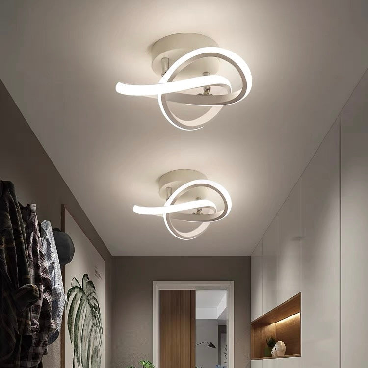 Geometric Ceiling Light with LED – Contemporary Design