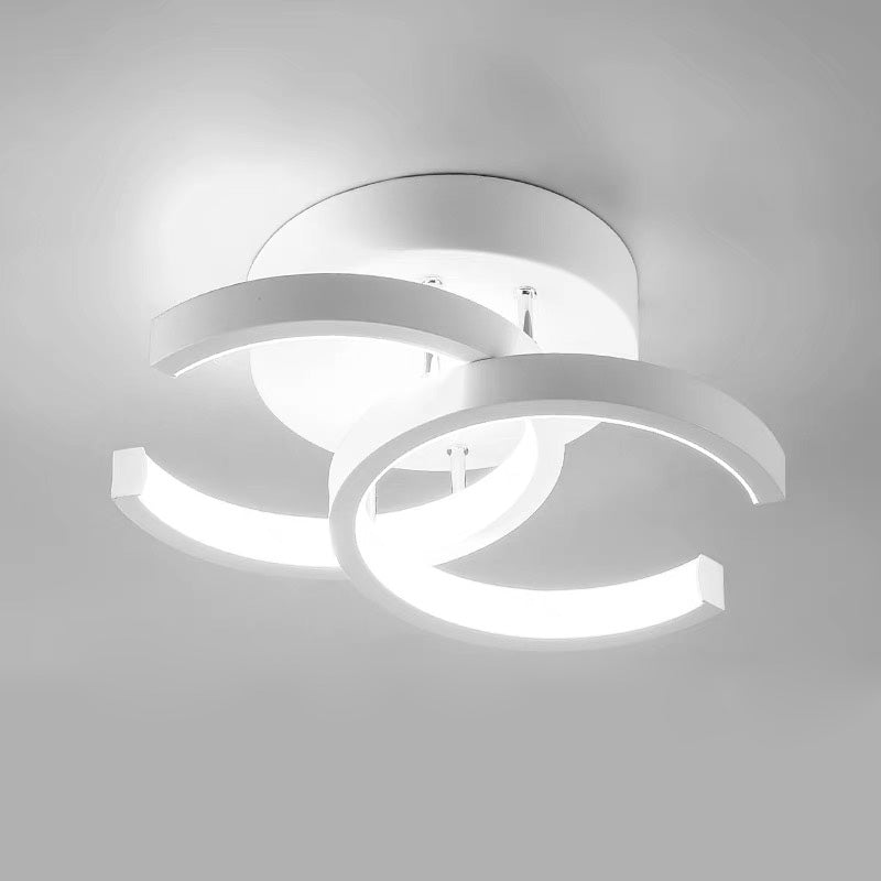 Geometric Ceiling Light with LED – Contemporary Design