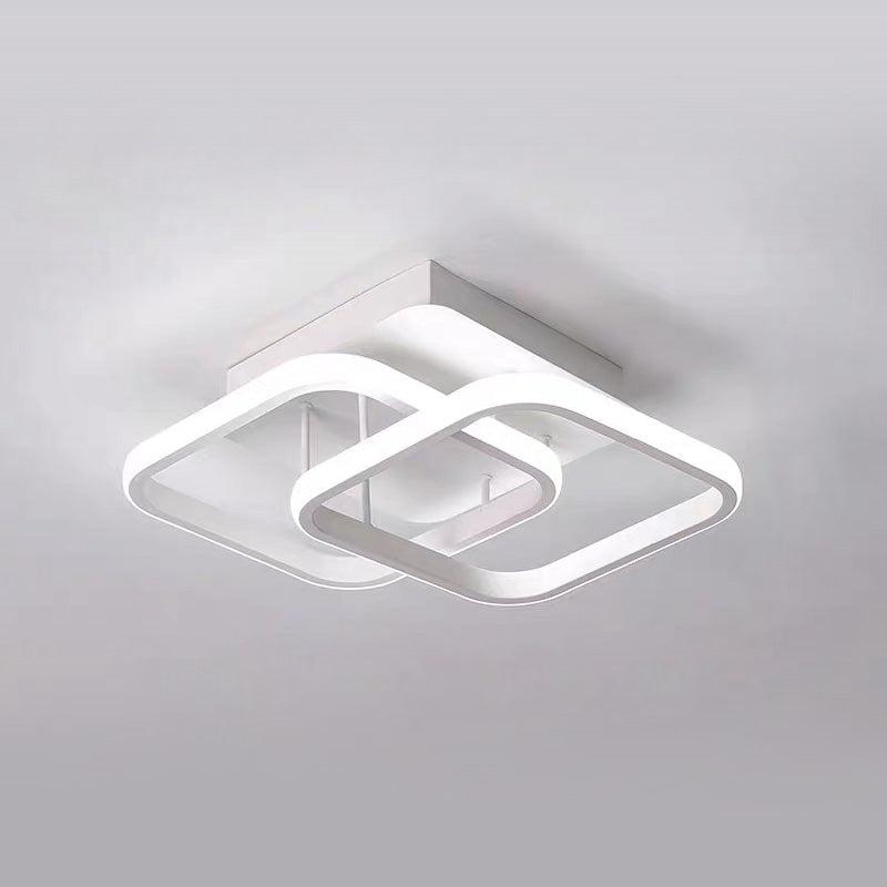 Geometric Ceiling Light with LED – Contemporary Design
