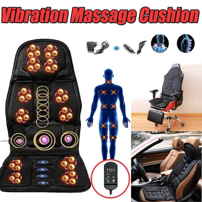 RelaxPro Massage Cushion with Heat for Home and Car Use