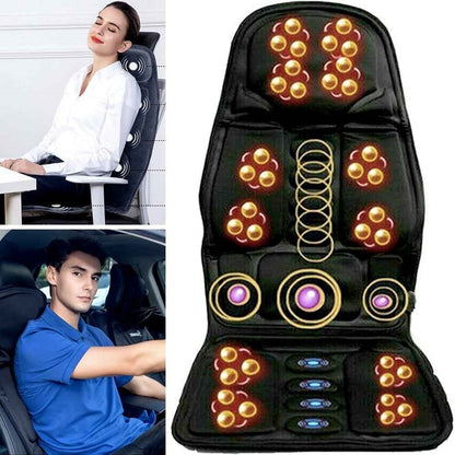 RelaxPro Massage Cushion with Heat for Home and Car Use