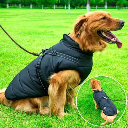 CozyPaws Waterproof Winter Dog Coat with Integrated Harness