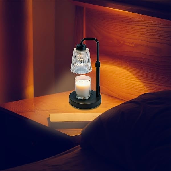 Elegant Aroma Lamp with Adjustable Height and Dimming Feature