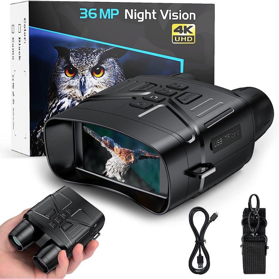 ShadowSeer 4K HD Night Vision Binoculars with 5x Zoom