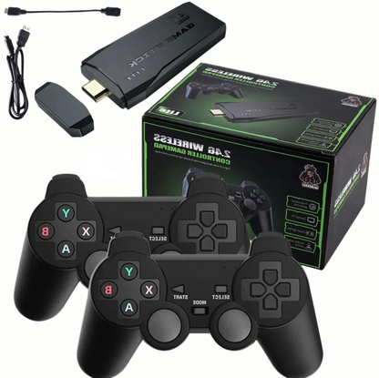 RetroPlay HDMI 4K Gaming Stick with 64GB Storage & Wireless Controllers