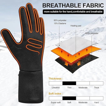 ThermoFlex Ultra-Thin Battery-Powered Glove Liners