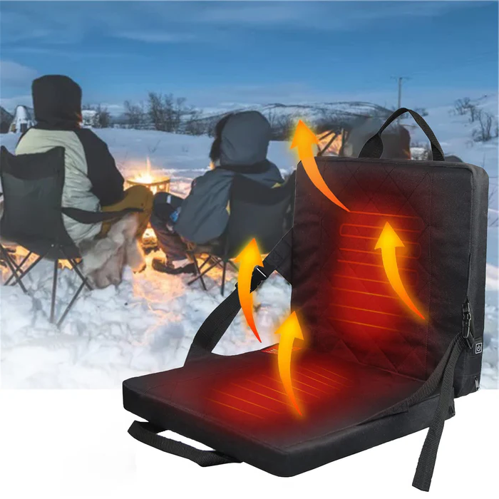 CozyNest Portable Heated Seat Cushion with Adjustable Heat Levels