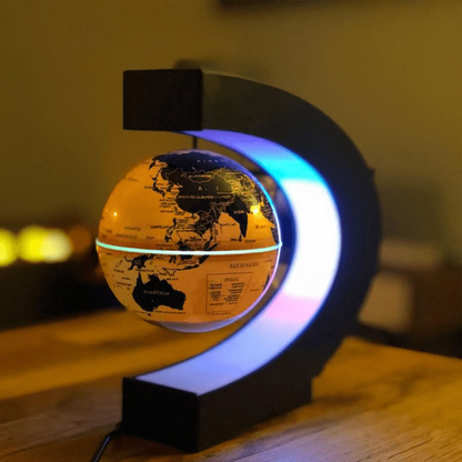 Illuminated Floating Earth Globe with Magnetic Levitation