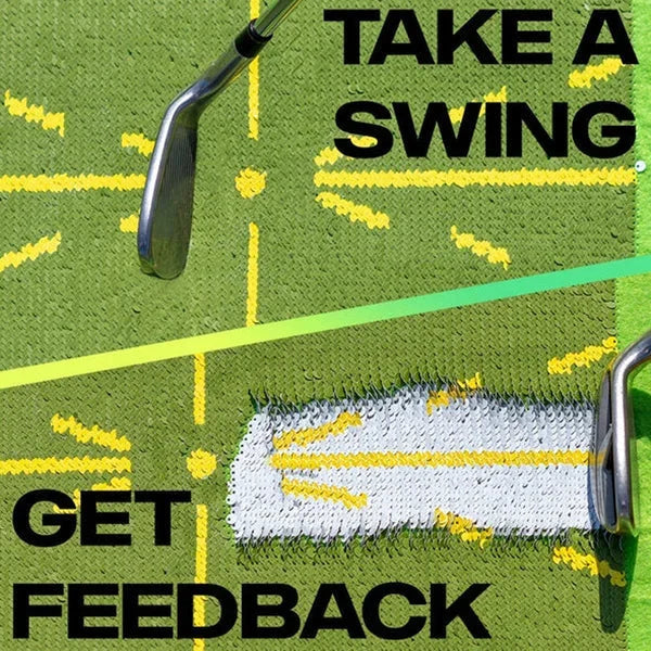 SwingSmart Golf Training Mat with Instant Analysis