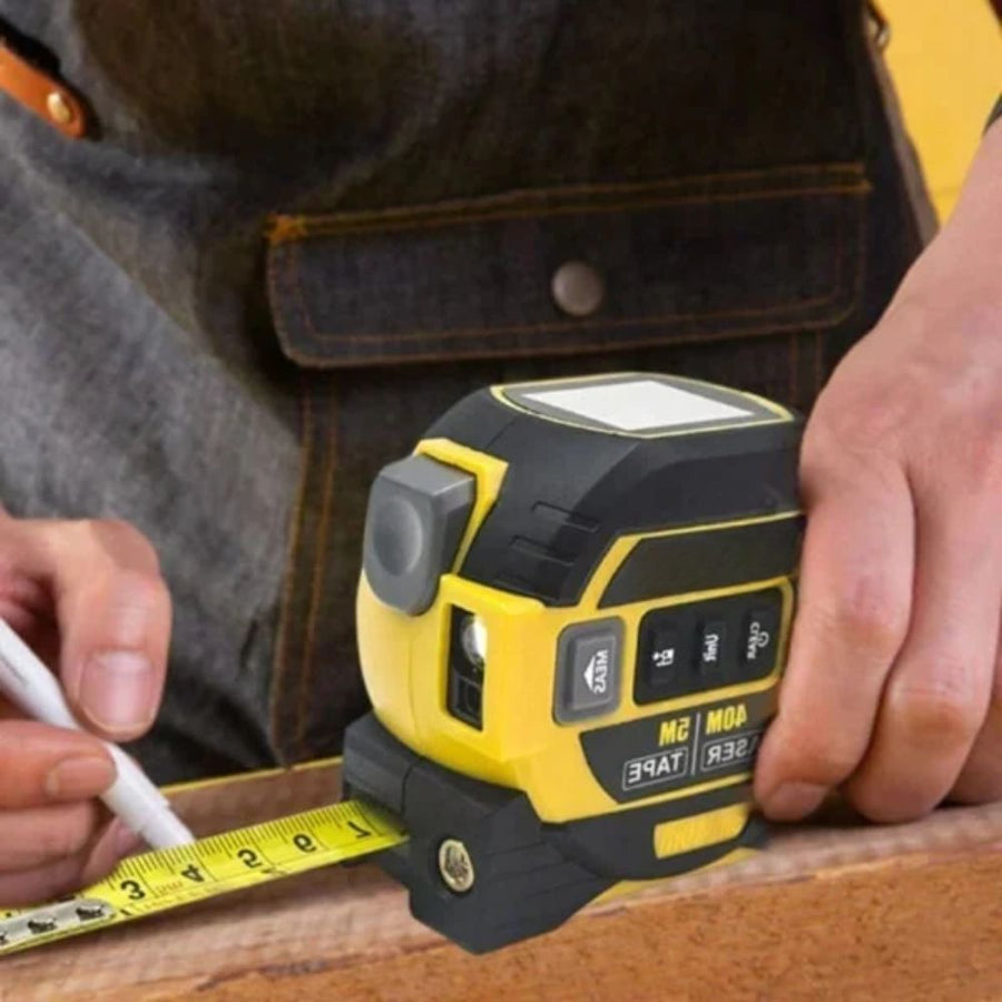 PrecisionPro 3-in-1 Laser Measurement Tool with LCD Display