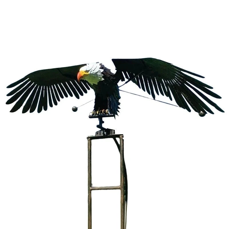 Whimsical Windcatcher: Artistic Outdoor Bird Decor