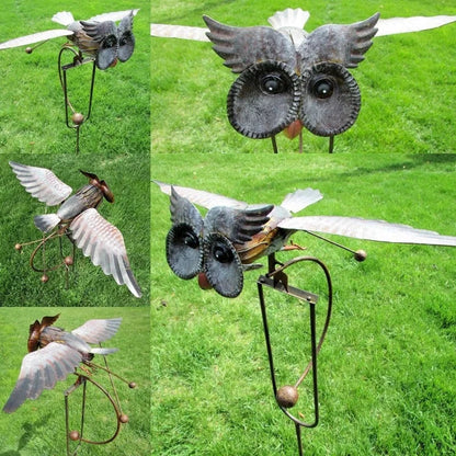 Whimsical Windcatcher: Artistic Outdoor Bird Decor