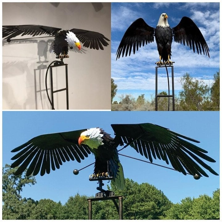 Whimsical Windcatcher: Artistic Outdoor Bird Decor
