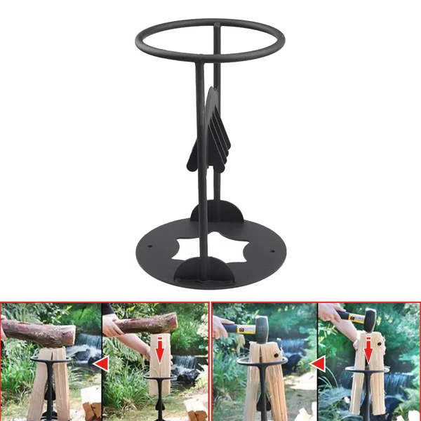 Reliable Cast Iron Firewood Splitting Tool for Safe Kindling