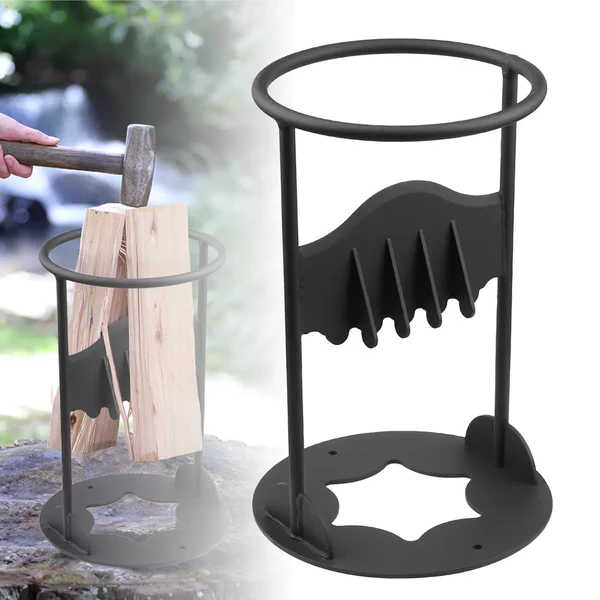 Reliable Cast Iron Firewood Splitting Tool for Safe Kindling