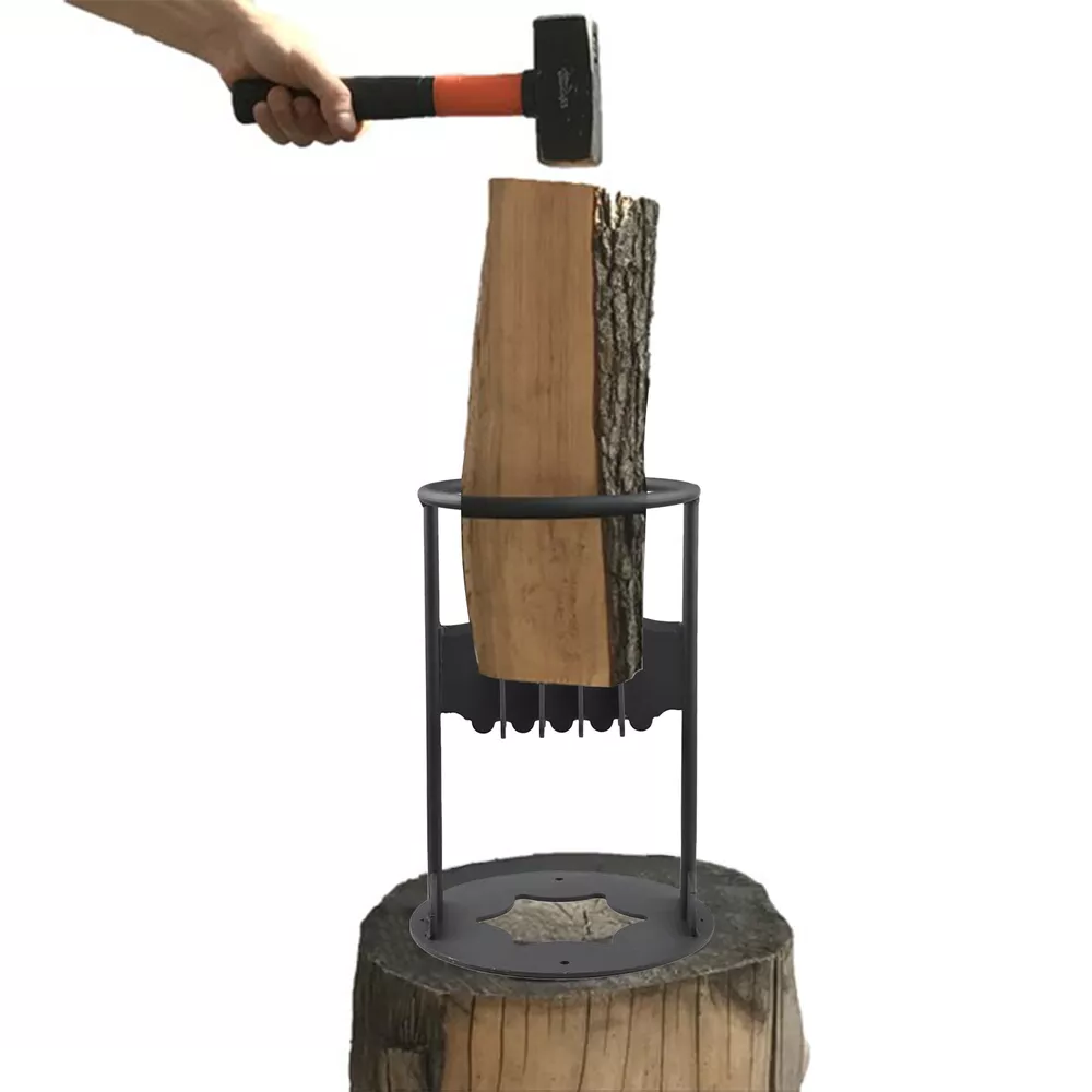 Reliable Cast Iron Firewood Splitting Tool for Safe Kindling
