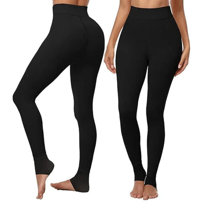 CozyLuxe High-Waisted Stretch Leggings for Winter Warmth