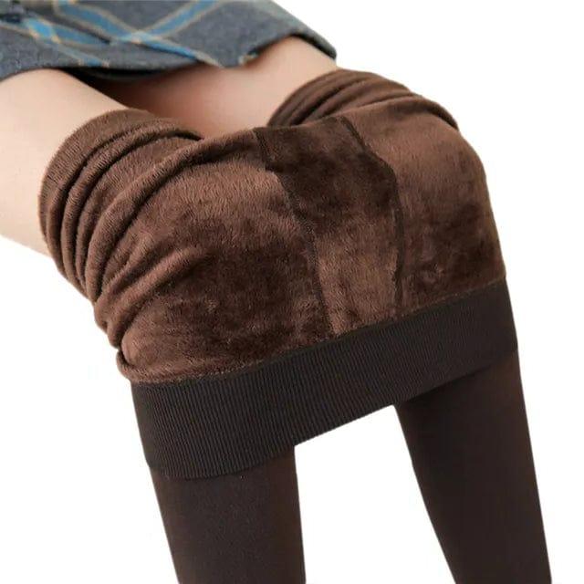 CozyLuxe High-Waisted Stretch Leggings for Winter Warmth