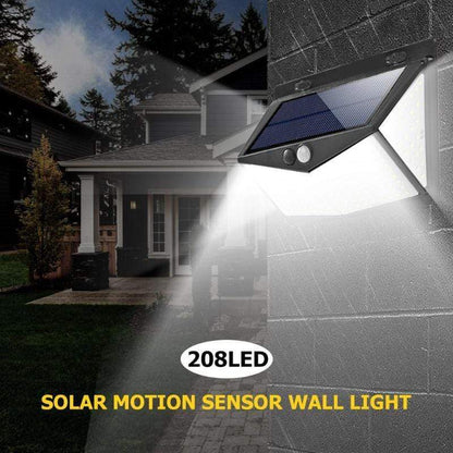 BrightGuard Solar Motion Sensor Light for Outdoor Spaces