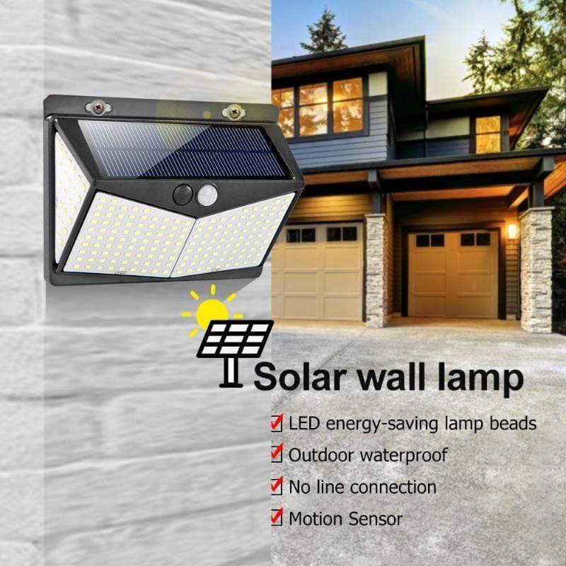 BrightGuard Solar Motion Sensor Light for Outdoor Spaces